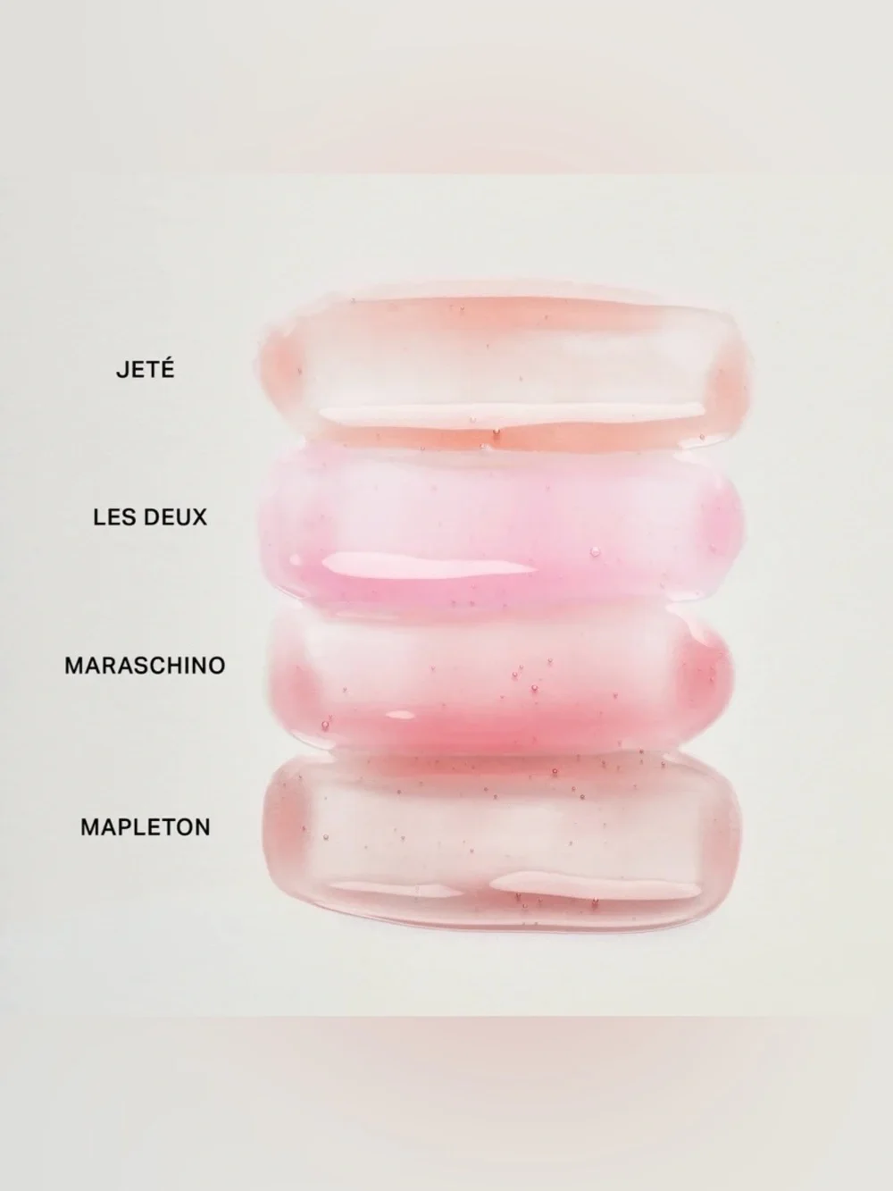 Merit TINTED LIP OIL The Gelées LES Shade Slick DEUX sheer pink